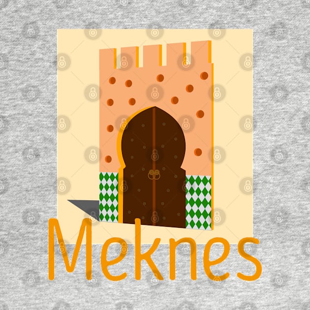 Meknes City Art Door by iconking